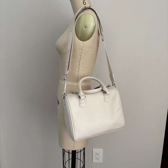 Juicy Couture Crystal Obsession Satchel/Crossbody Beige New - Picture 3 of 11